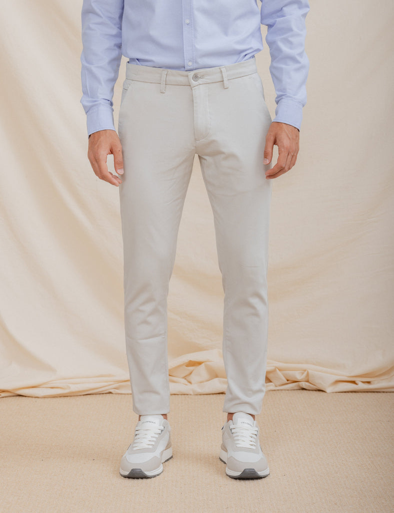 PANTALÓN CASUAL DE VESTIR BEIGE