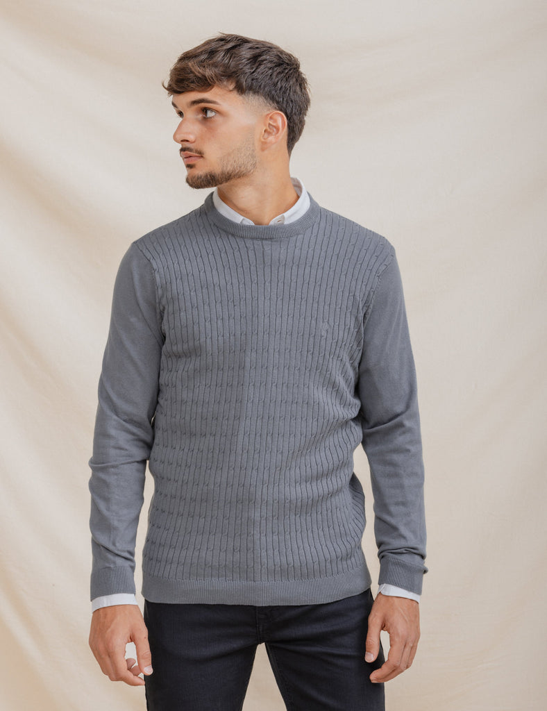 JERSEY NUDOS CUELLO CAJA