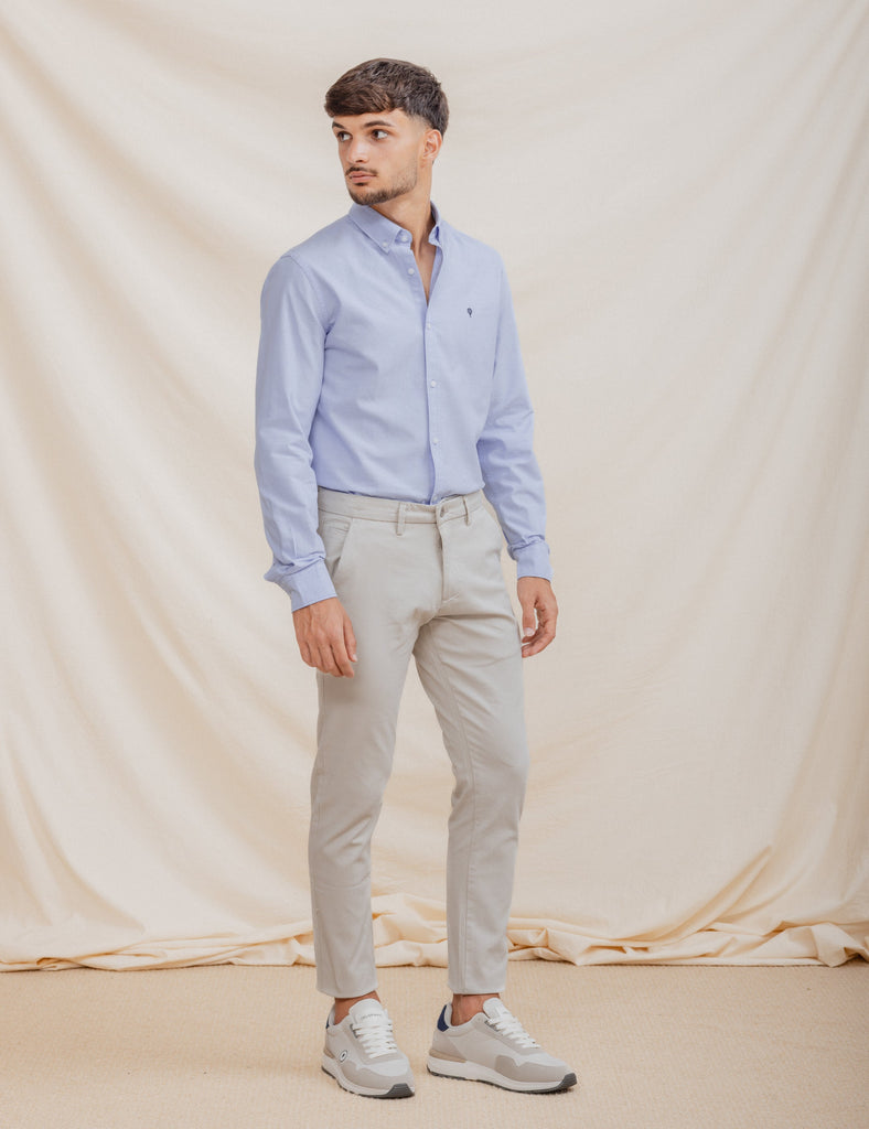 PANTALÓN CASUAL DE VESTIR BEIGE