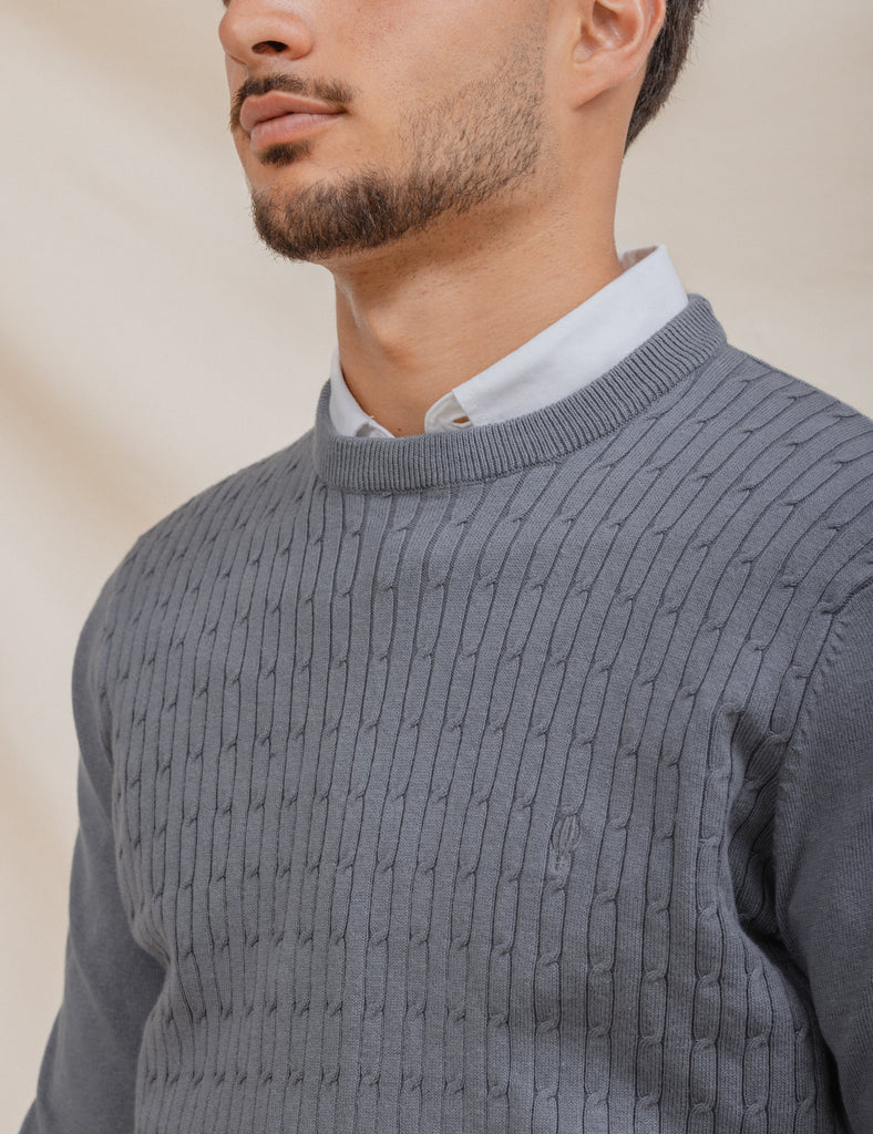 JERSEY NUDOS CUELLO CAJA