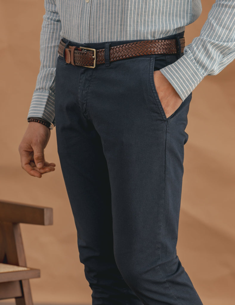 CHINO SKINNY AZUL MARINO