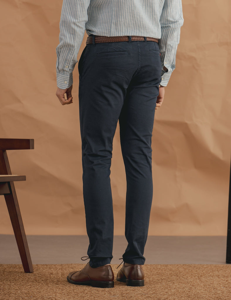 CHINO SKINNY AZUL MARINO