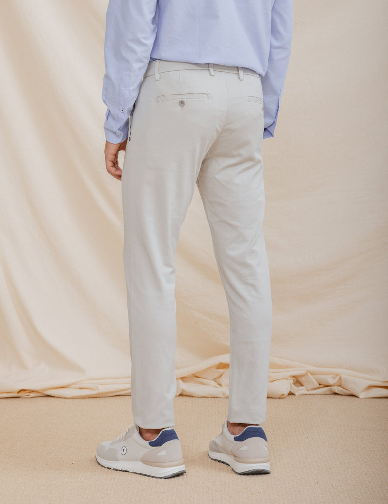 PANTALÓN CASUAL DE VESTIR BEIGE