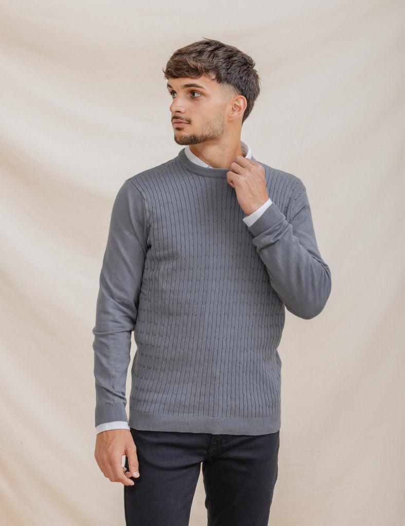 JERSEY NUDOS CUELLO CAJA